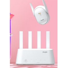 銳捷（Ruijie）蜂鳥套裝路由器全屋wifi 家用無線穿墻千兆高速 即插即用5G雙頻 H20M(1+1)子母mesh組網